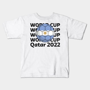 World Cup Qatar 2022  - Team Argentina Kids T-Shirt